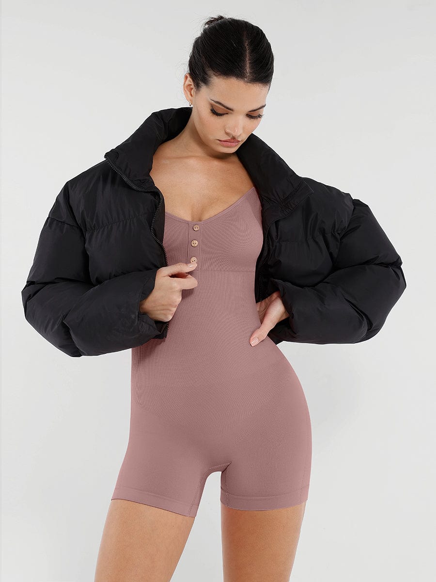 SculptiqStyles™ Seamless Sculpting Jumpsuit | Bust Support, Waist Shaping & Butt Lift