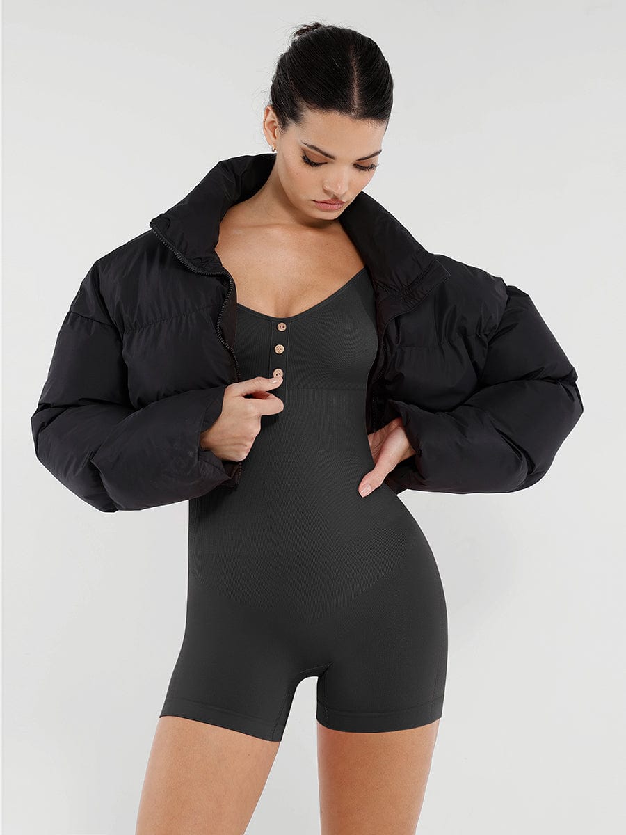SculptiqStyles™ Seamless Sculpting Jumpsuit | Bust Support, Waist Shaping & Butt Lift