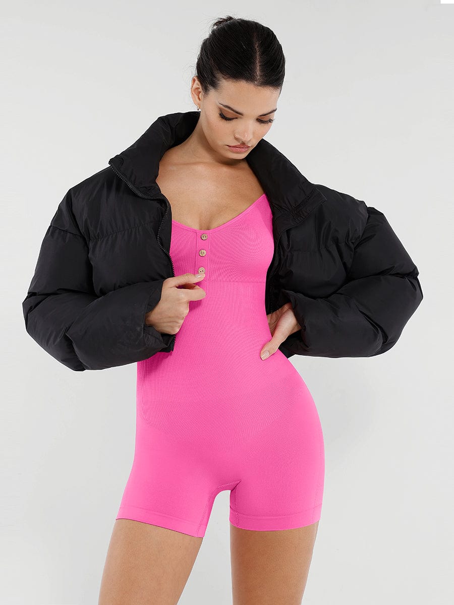 SculptiqStyles™ Seamless Sculpting Jumpsuit | Bust Support, Waist Shaping & Butt Lift