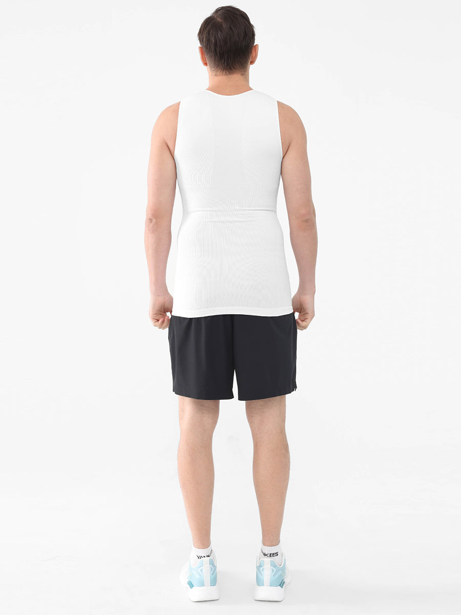 Wholesale Gynecomastia Compression Tank Top Slimming Tummy Control