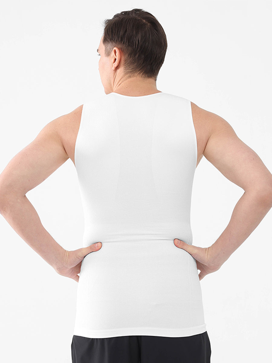 Wholesale Gynecomastia Compression Tank Top Slimming Tummy Control