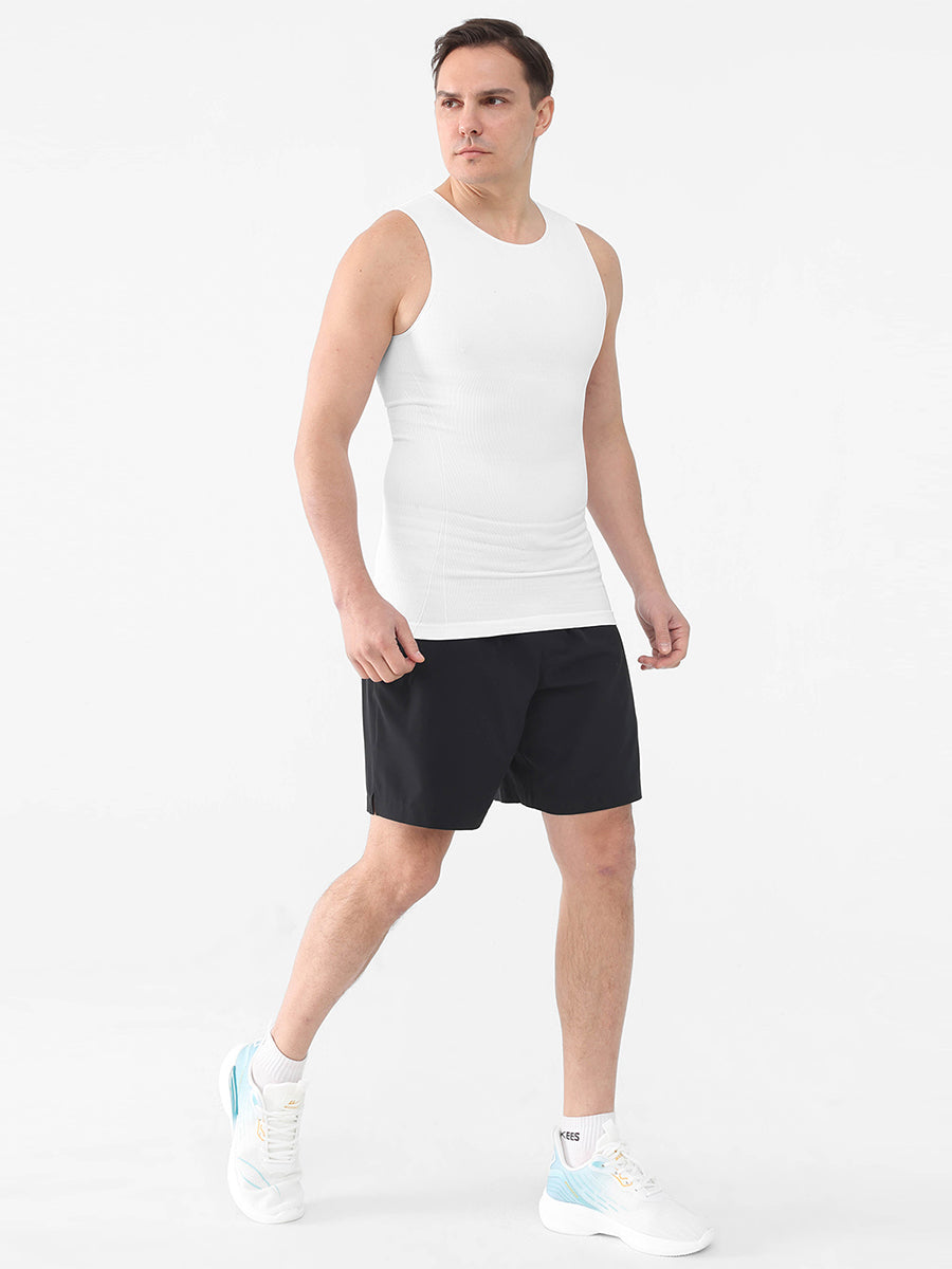 Wholesale Gynecomastia Compression Tank Top Slimming Tummy Control