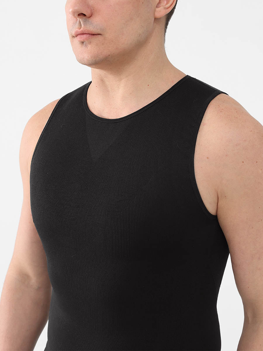 Wholesale Gynecomastia Compression Tank Top Slimming Tummy Control