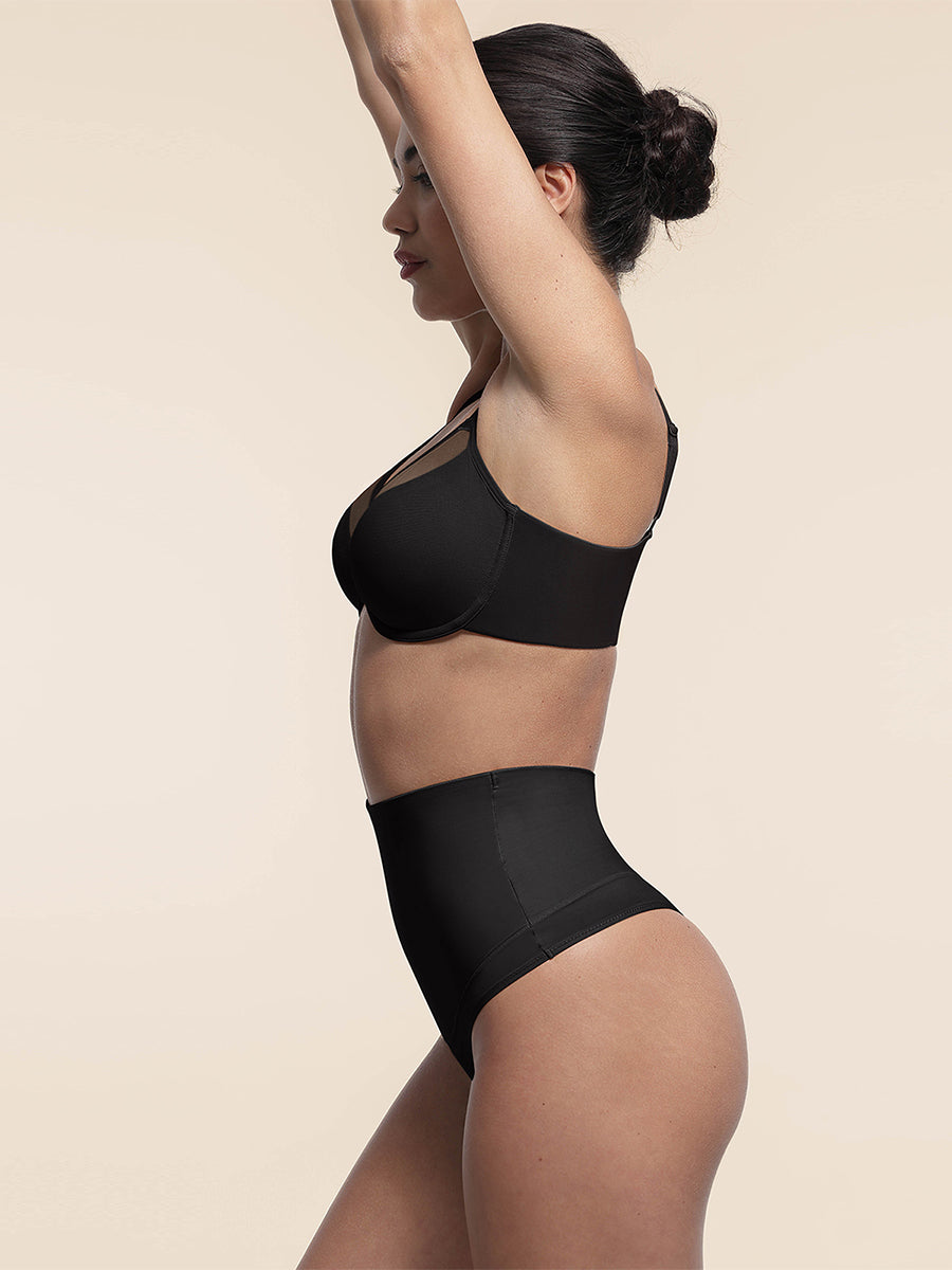 SculptiqStyles™ Sheer Mesh Full-Coverage Underwire Bra with Adjustable Straps