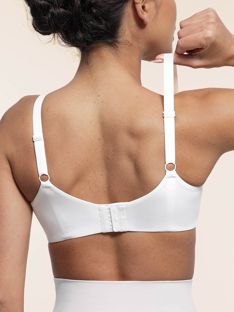 SculptiqStyles™ Sheer Mesh Full-Coverage Underwire Bra with Adjustable Straps
