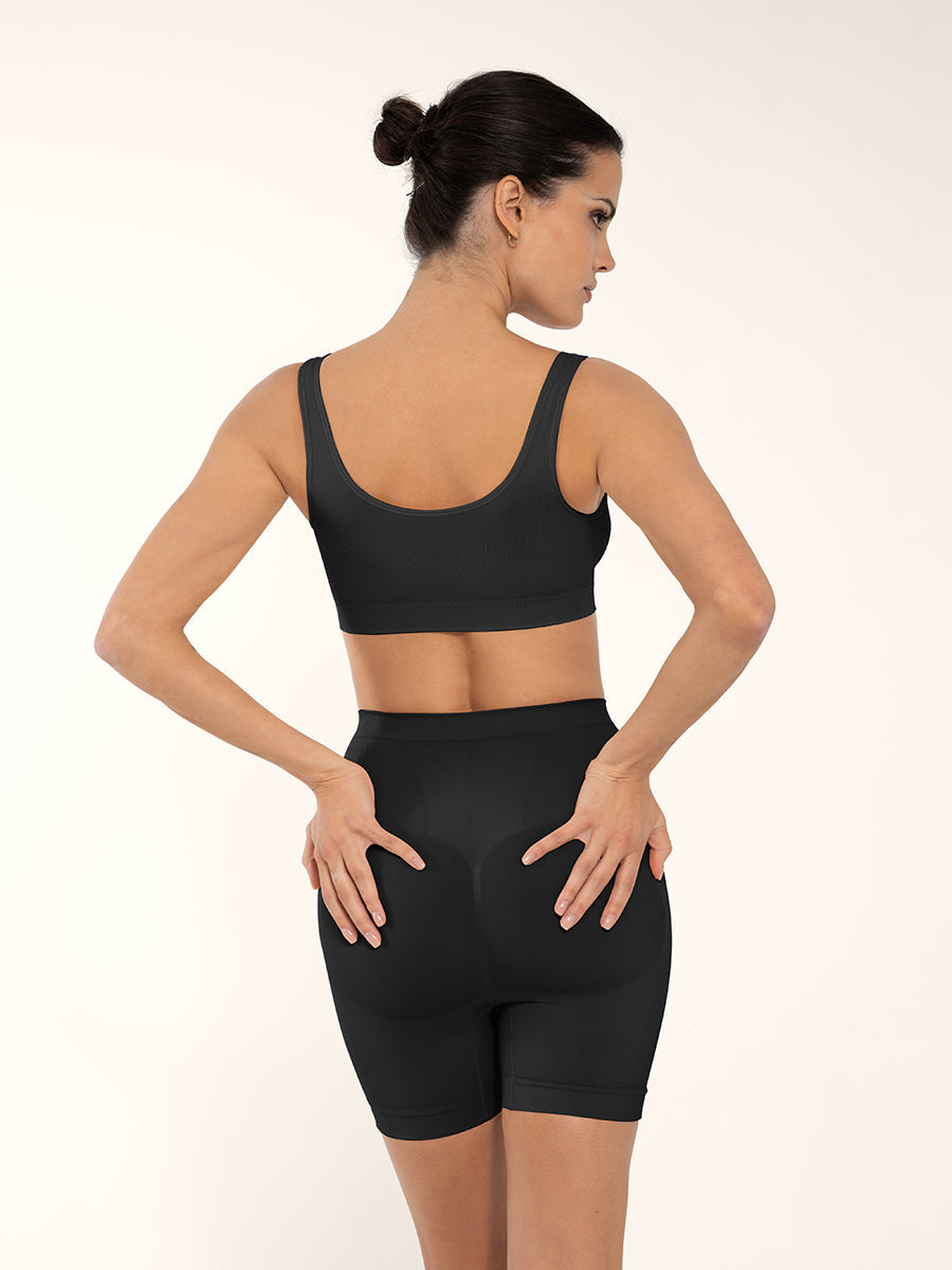 SculptiqStyles™ Seamless Shaping Bra with Bust Support & Wide Back