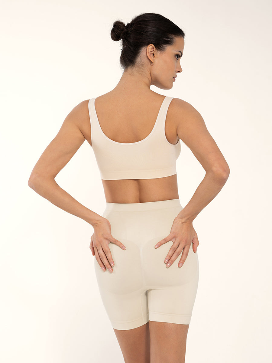 SculptiqStyles™ Seamless Shaping Bra with Bust Support & Wide Back