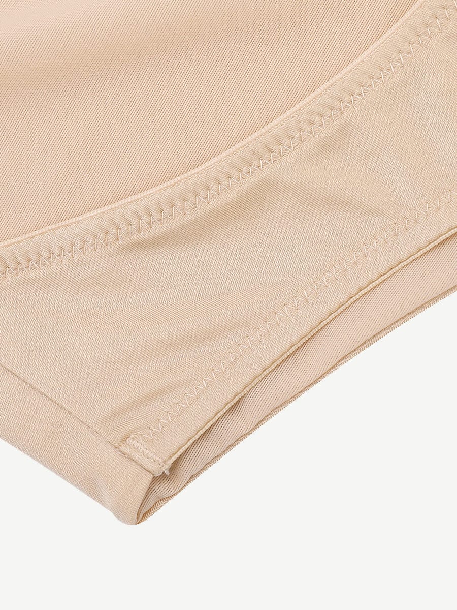 Wholesale High Waist 30D Fabric Tummy Control Bodysuit with Nubuck Shoulder Straps