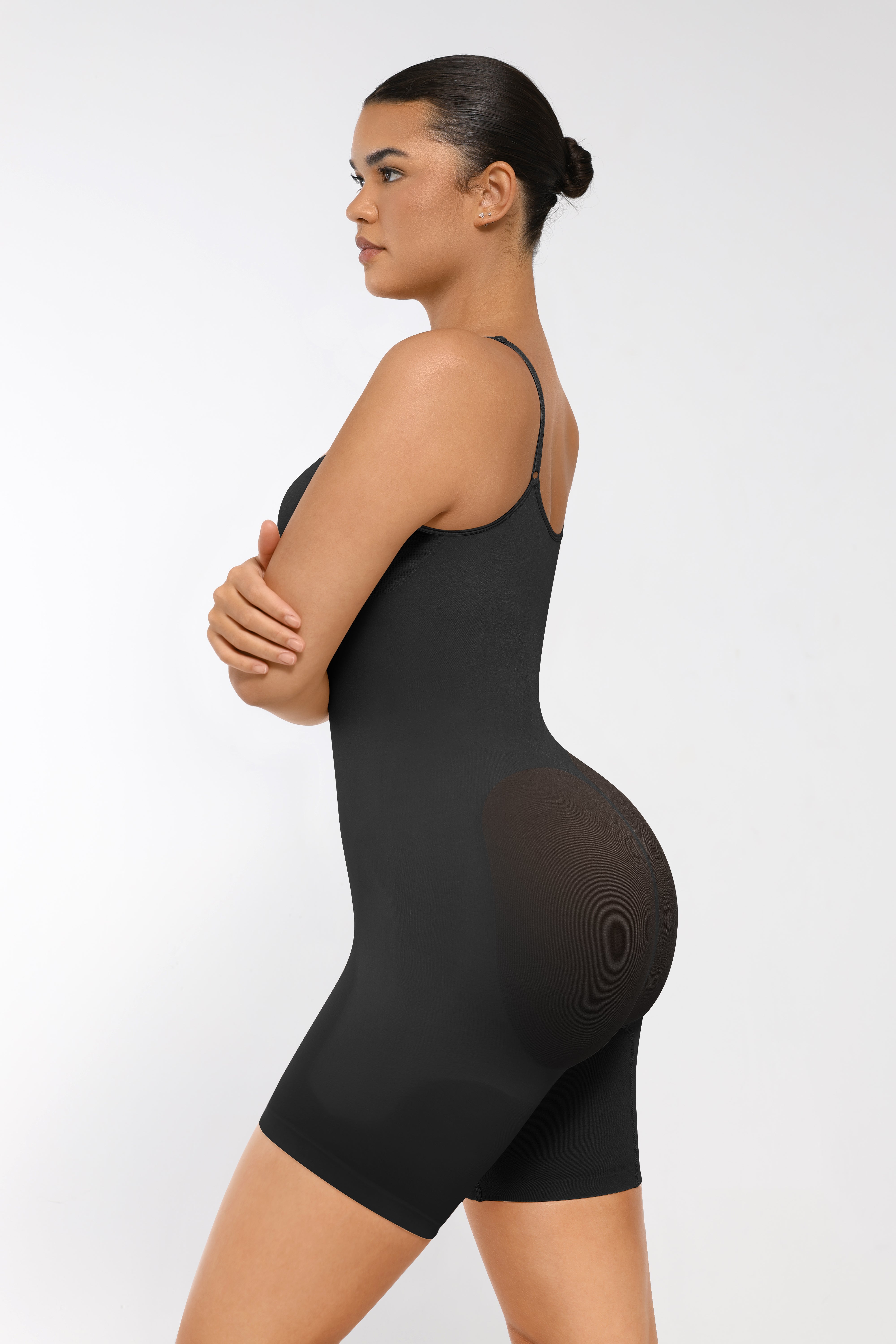 SculptiqStyles™ Seamless Full-Body Sculpting Shaper with Mid-Thigh Butt Lift