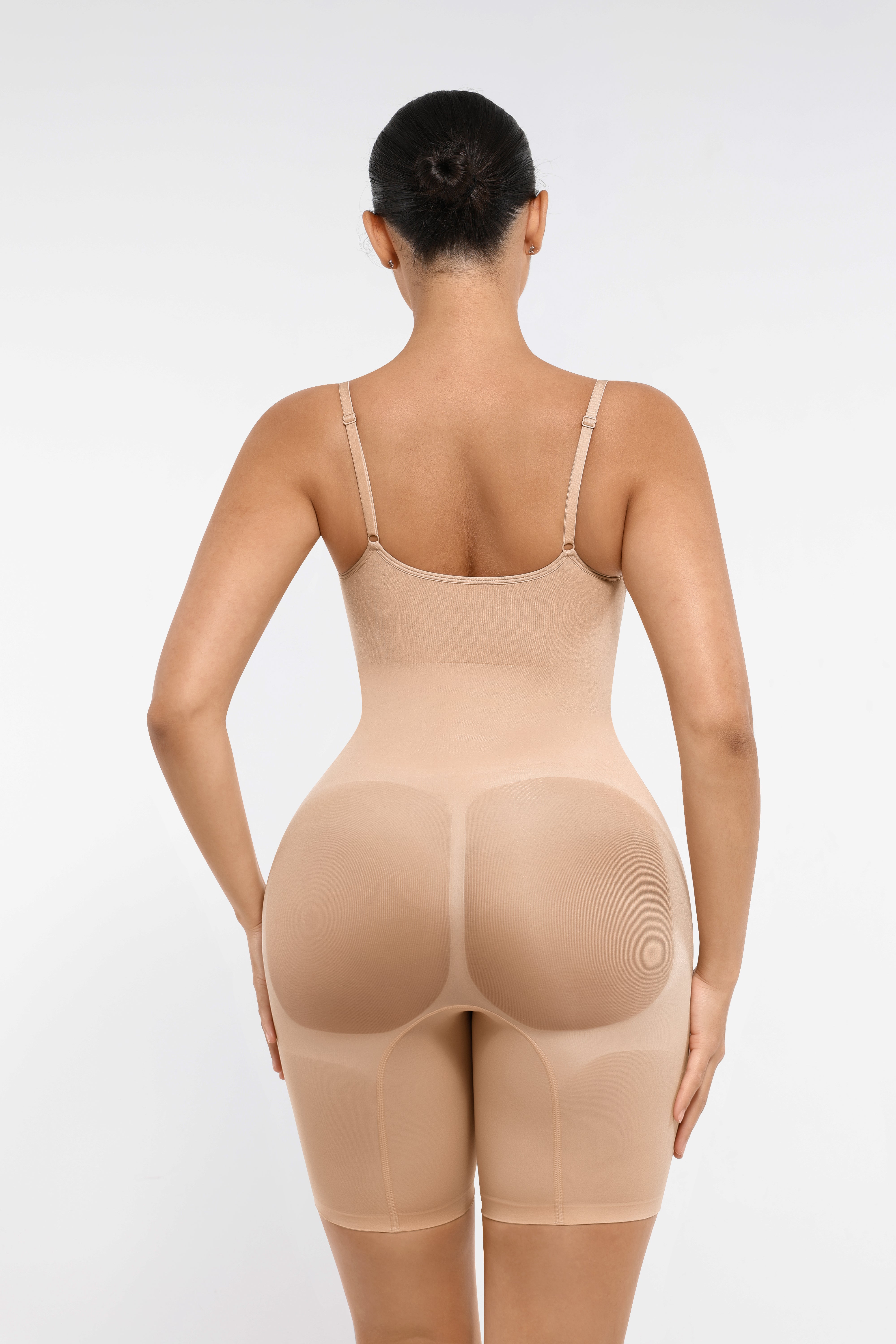SculptiqStyles™ Seamless Full-Body Sculpting Shaper with Mid-Thigh Butt Lift
