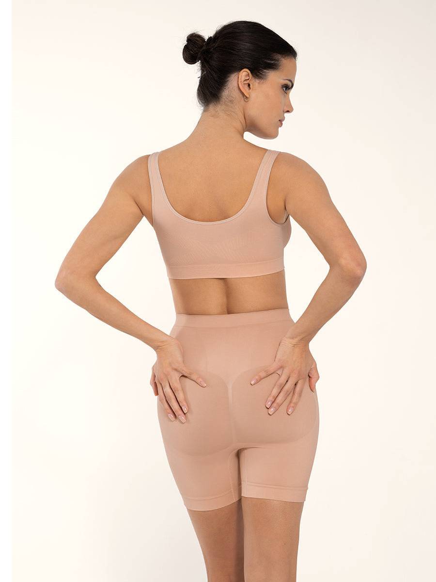 SculptiqStyles™ Seamless Shaping Bra with Bust Support & Wide Back