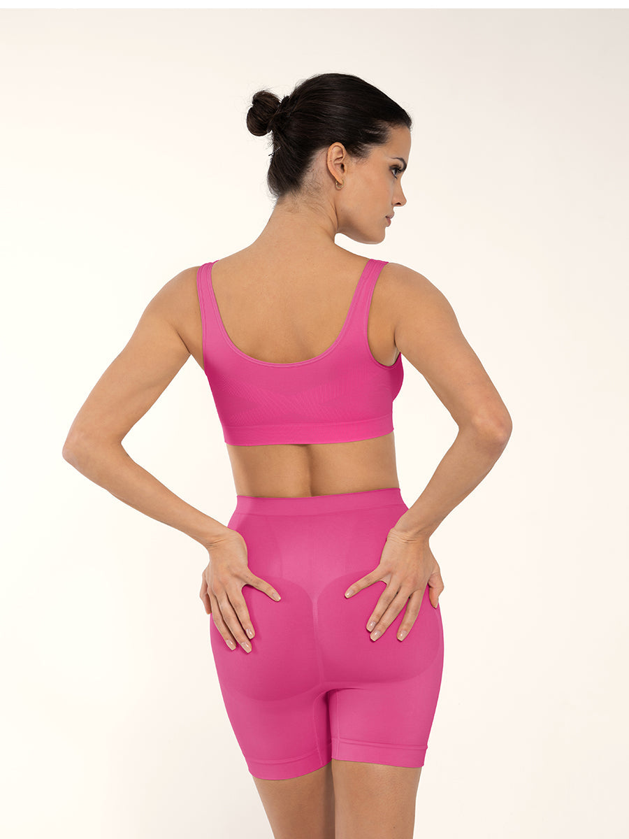 SculptiqStyles™ Seamless Shaping Bra with Bust Support & Wide Back