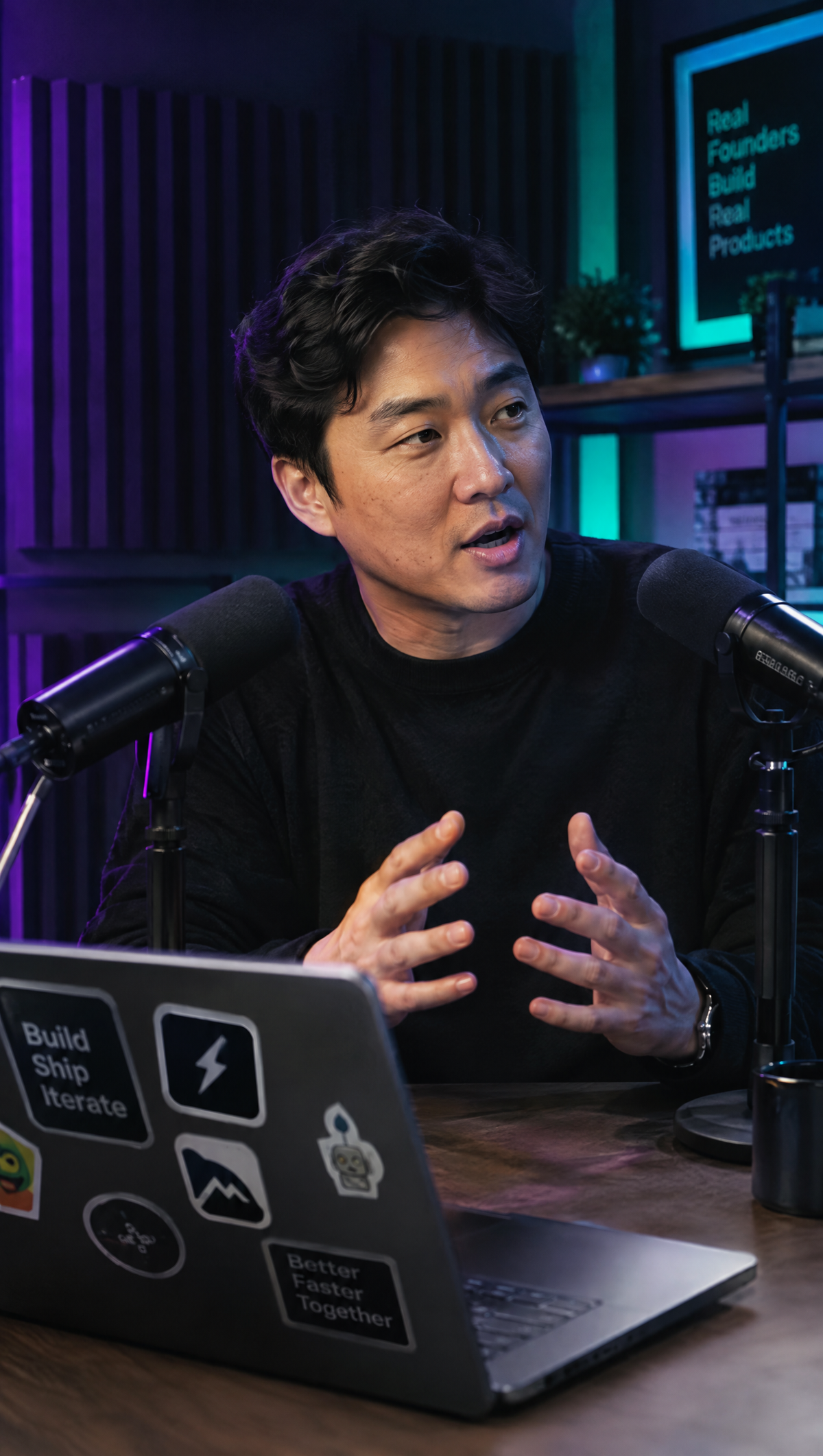 AI twin sample: tech founder podcast