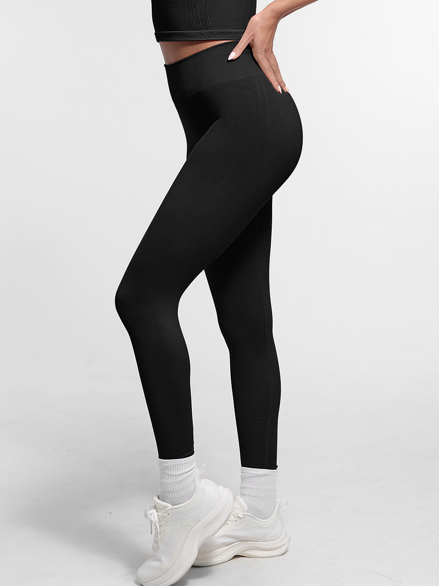 SculptiqStyles™ Seamless High-Waist Butt-Lifting Yoga Leggings