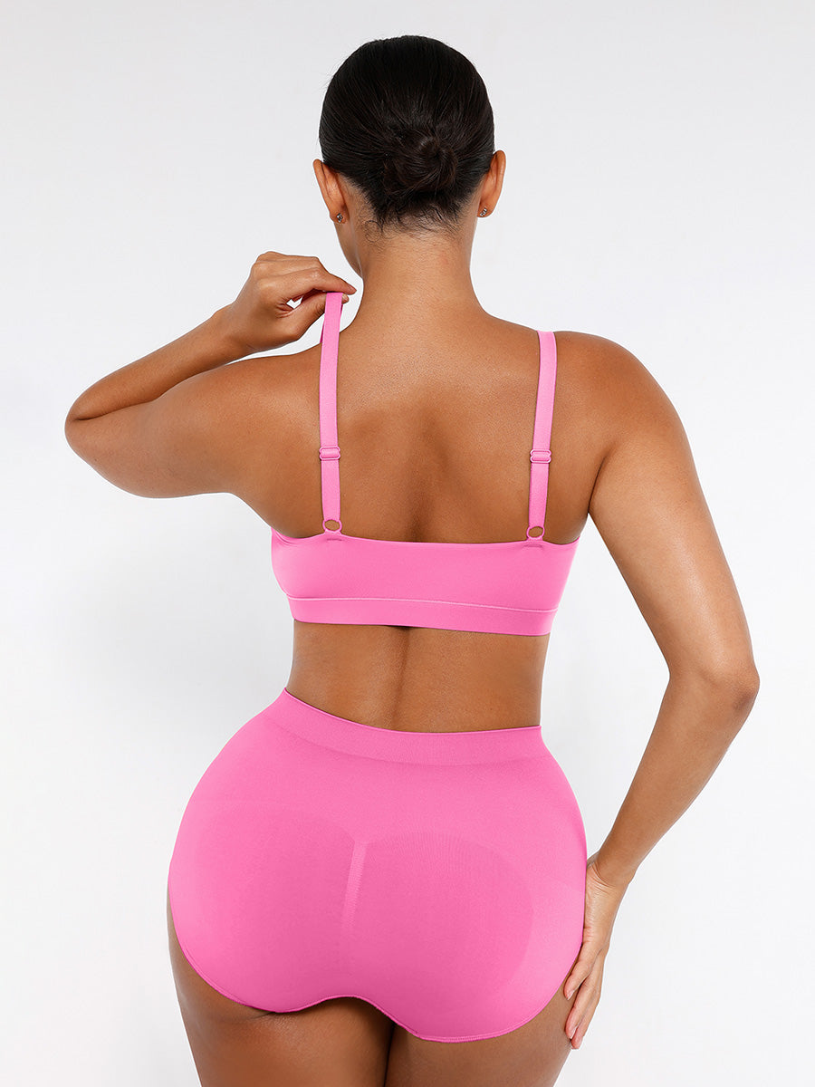 SculptiqStyles™Comfortable Wireless Bralette with Adjustable Straps