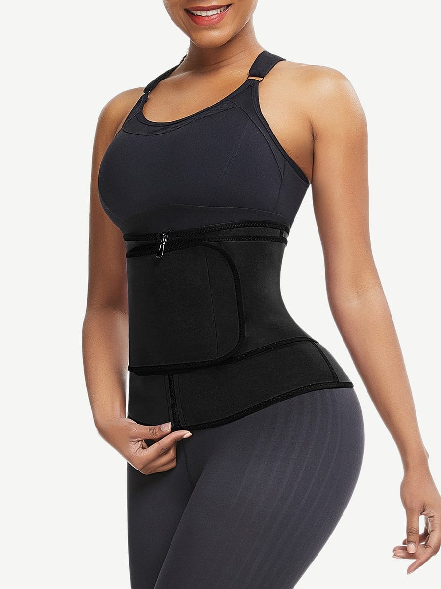 Wholesale Favorite Blue Big Size Neoprene Shaper Front Zipper