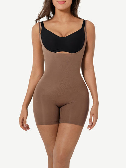 Wholesale Seamless One-piece Shapewear Briefs Tummy Tightening Hip Lift