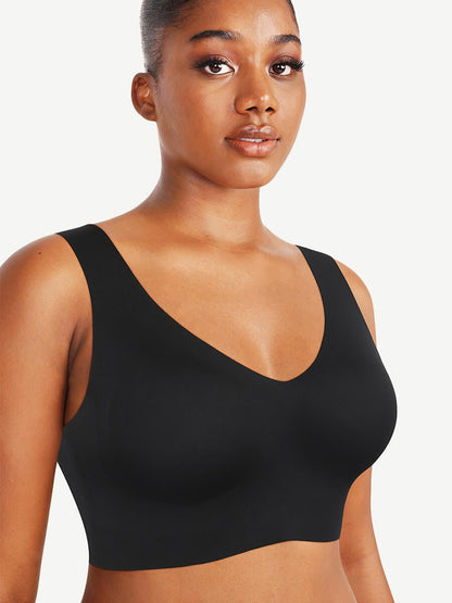 Wholesale Fitted V-Neck Seamless Bra Tank Top