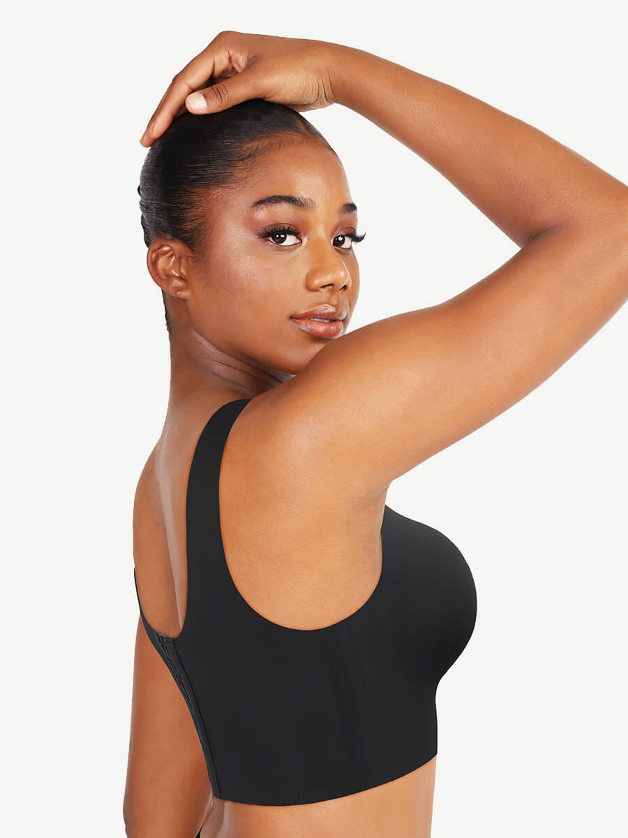 Wholesale Fitted V-Neck Seamless Bra Tank Top