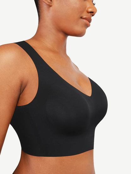 Wholesale Fitted V-Neck Seamless Bra Tank Top