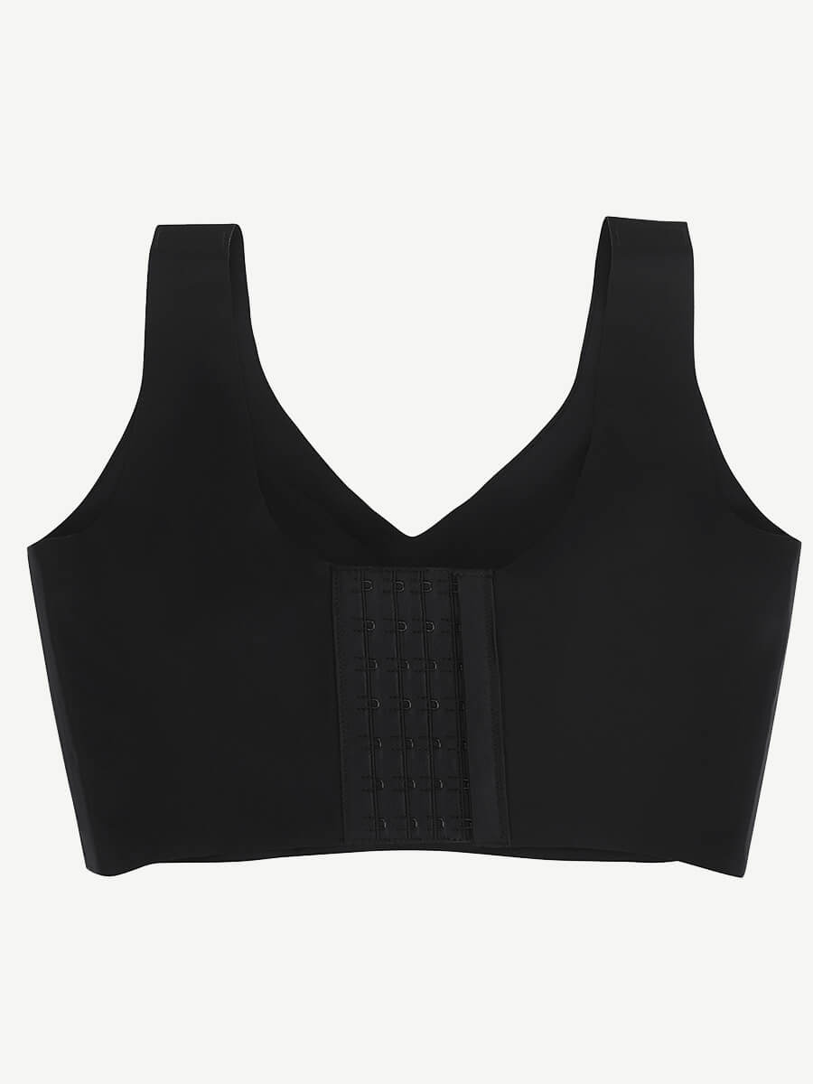 Wholesale Fitted V-Neck Seamless Bra Tank Top