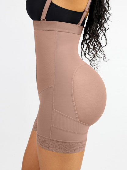 Wholesale Sexy Lace Firm Compression Latex Buttocks Lifting Shapewear