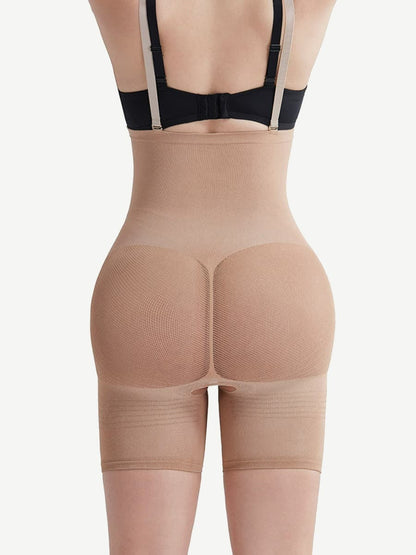 Wholesale Strengthen Black High Waisted Shapewear With Bra Clips Tight Fit