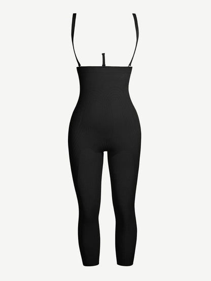 Wholesale Black Plus Size Full Body Shaper With Open Crotch Smooth Silhouette