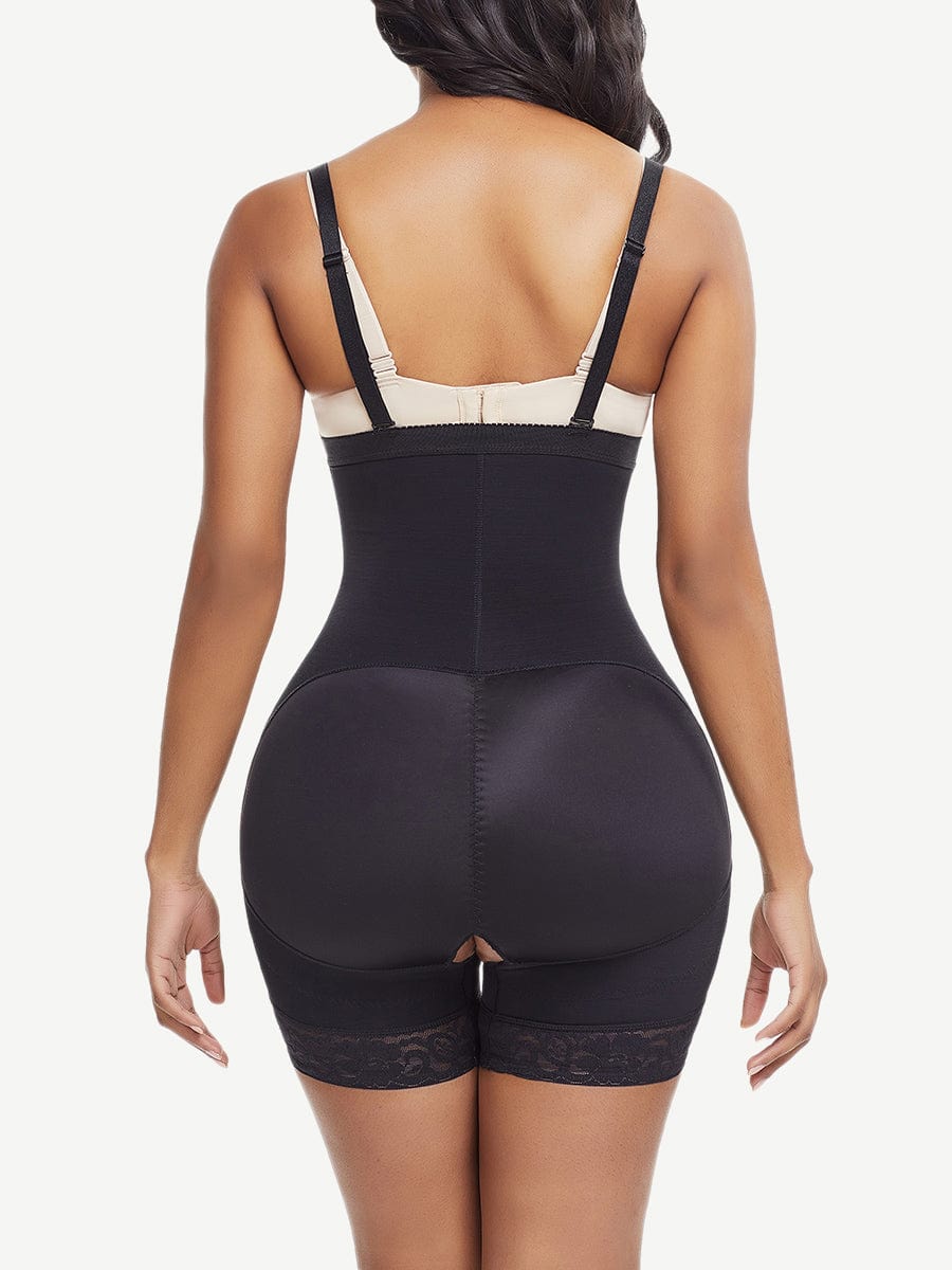 Wholesale Big Size Full Body Shaper Post-surgical Buttock Lifter Detachable Straps