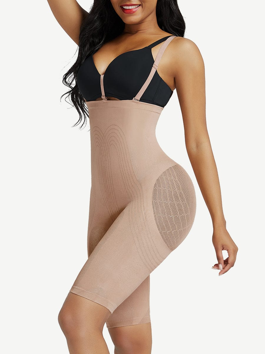 Wholesale Black Seamless Body Shapers Mesh Strap Plus Size Slim Waist