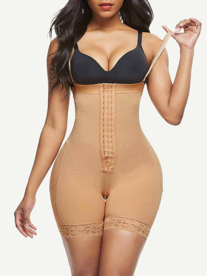 Wholesale Everyday Shaping Full Body Shaper Fajas Big Size Lace Trim