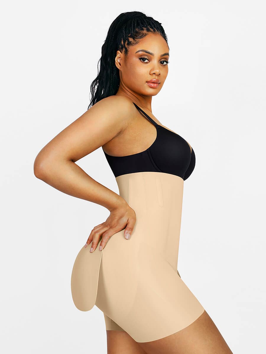 Wholesale High Waist Butt Lifter Body Shaping Pants With buttocks pads