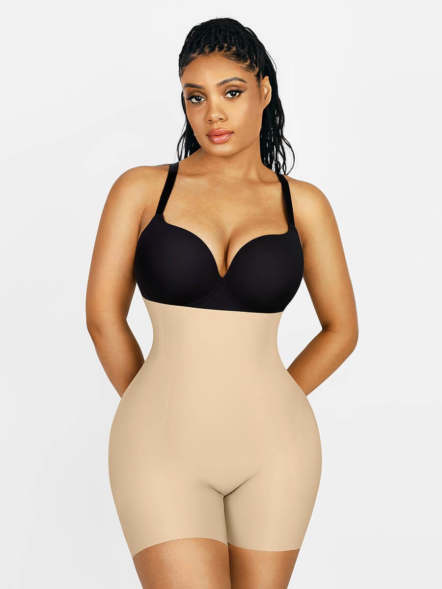 Wholesale High-waisted Butt Lifter with removable hip pads