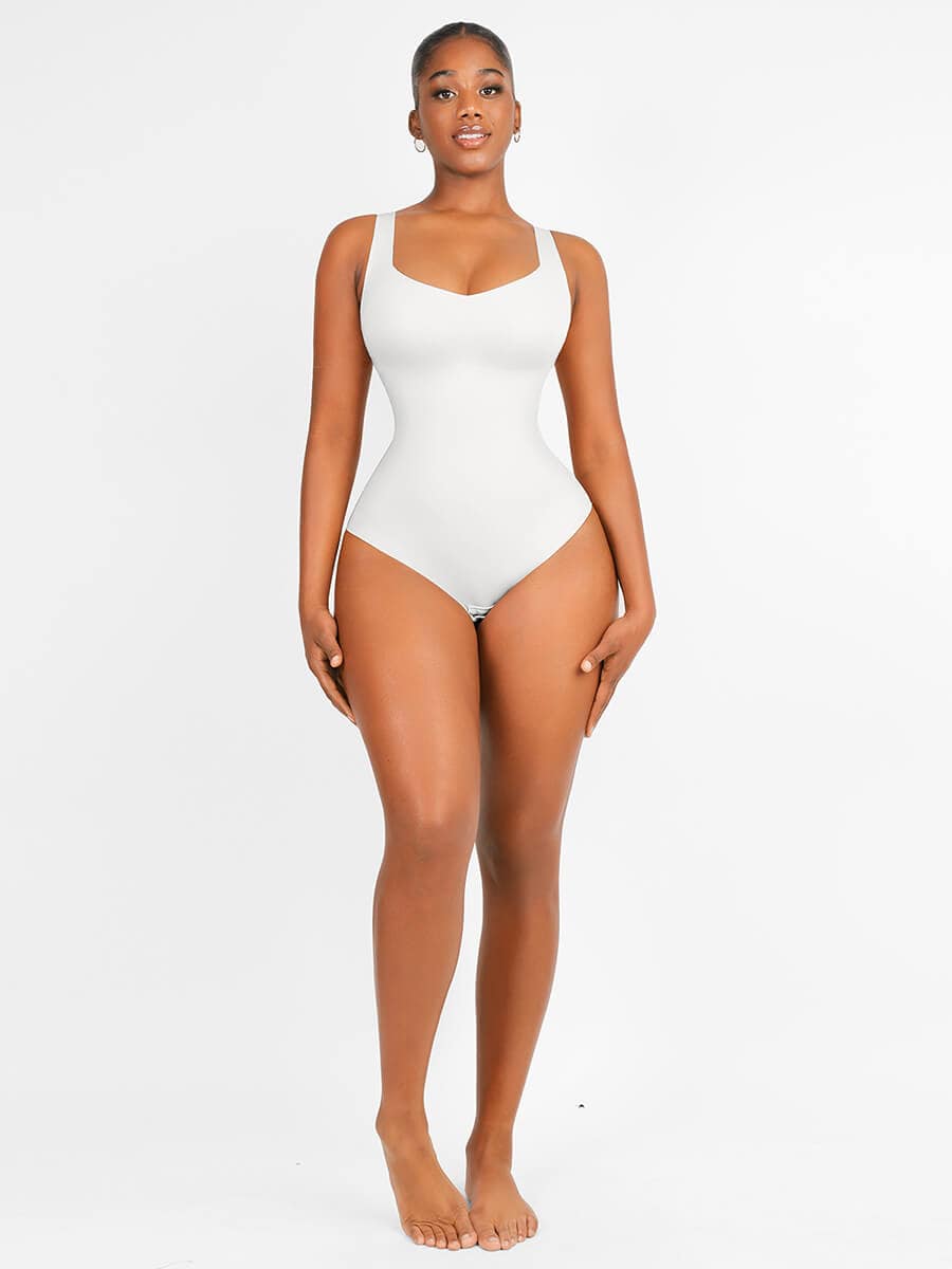 Wholesale V Neck Fit 3 in 1 Bodysuit Shapewear