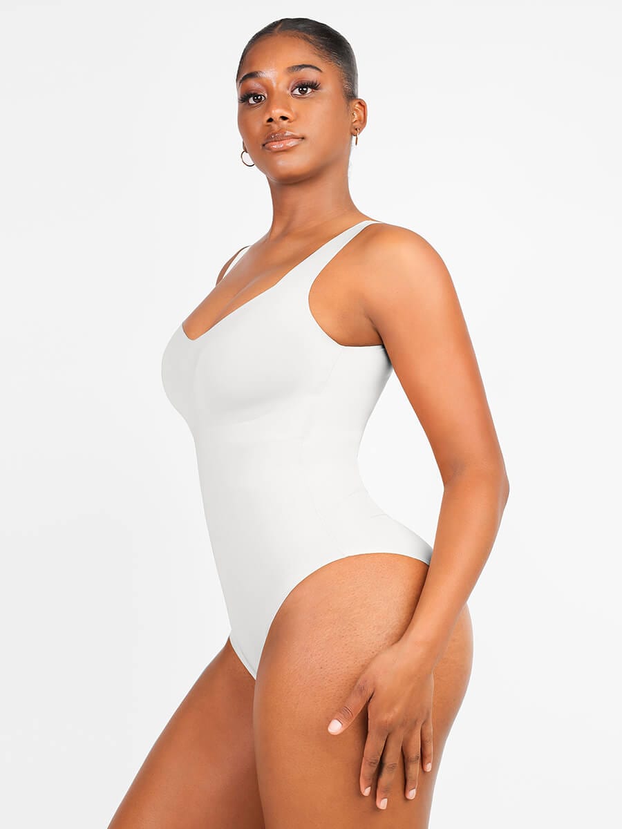 Wholesale V Neck Fit 3 in 1 Bodysuit Shapewear