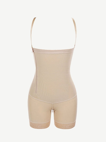 Upgrade-Wholesale Pretty Detachable Straps Side Zip Faja Body Shaper