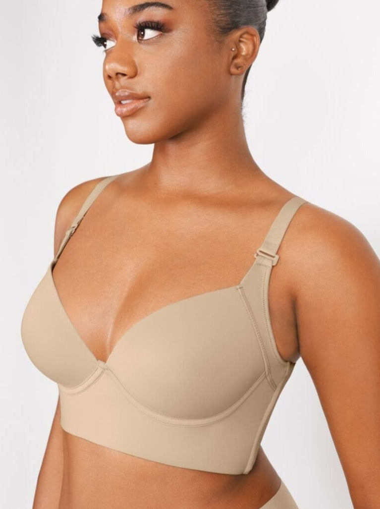 Wholesale Fashion Deep Cup Bra Hides Back Fat Diva New Look with Shapewear Incorporated