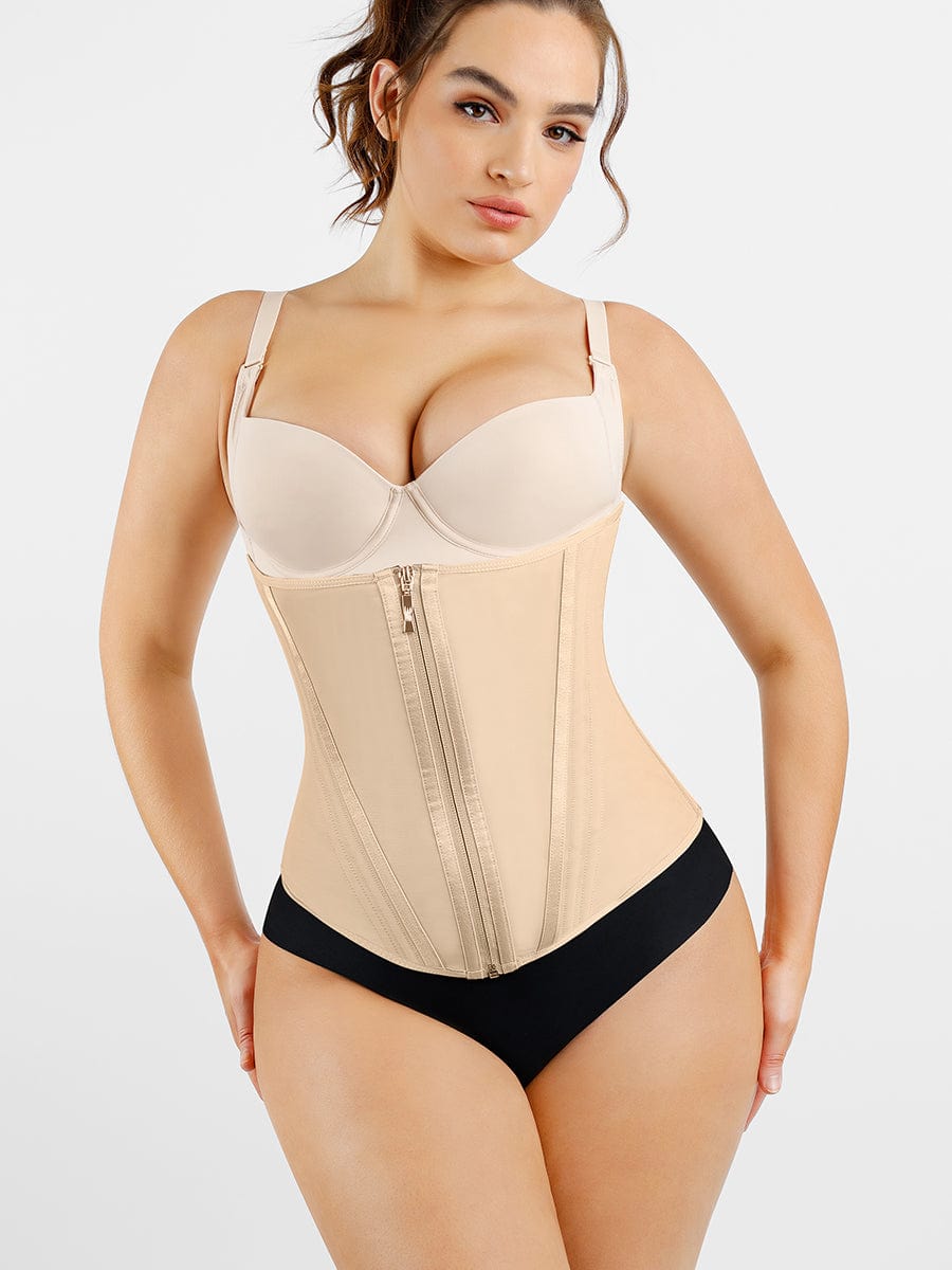 Wholesale Hourglass Figure Shaping Waist Trainer with 15 Built-in Steel Bone