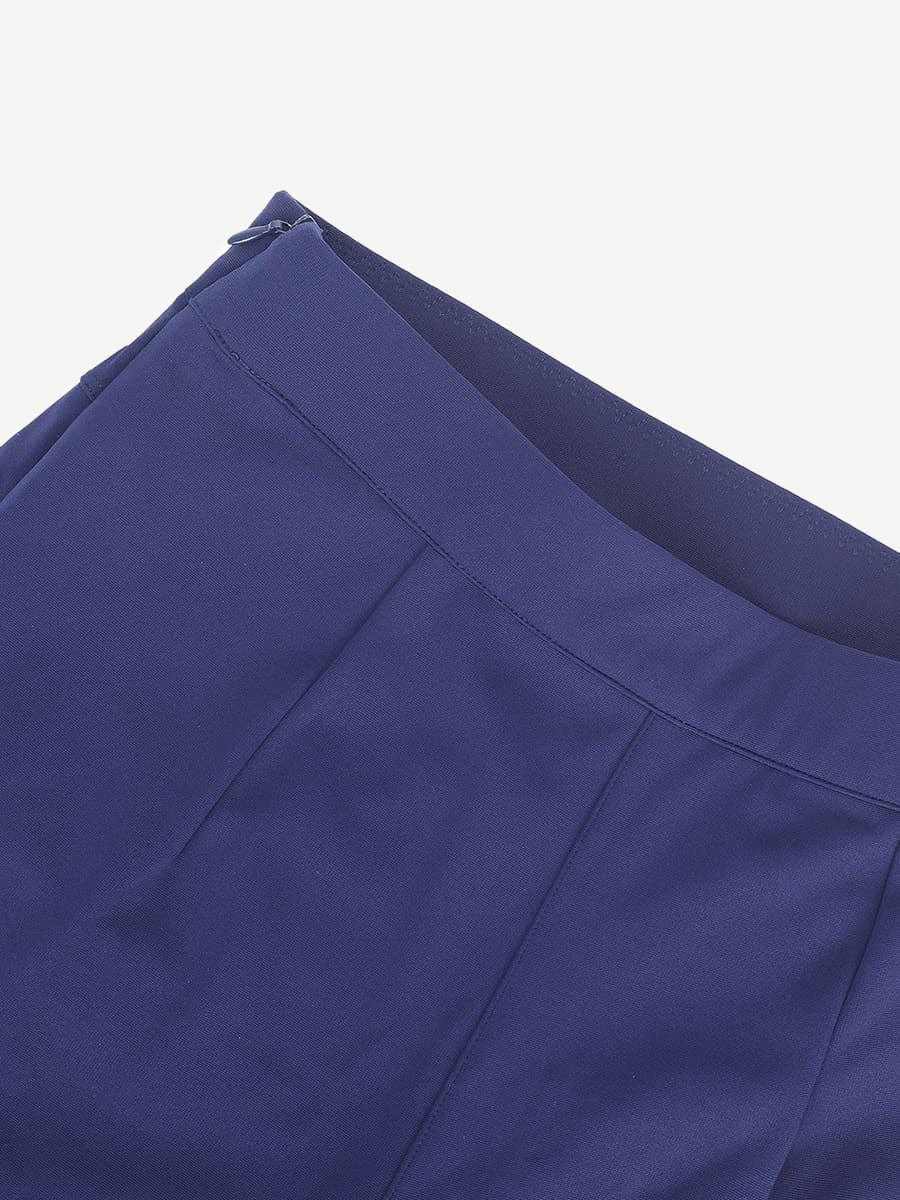 Wholesale Waist Trimming Straight-leg pants with Built-in Shaping Shorts